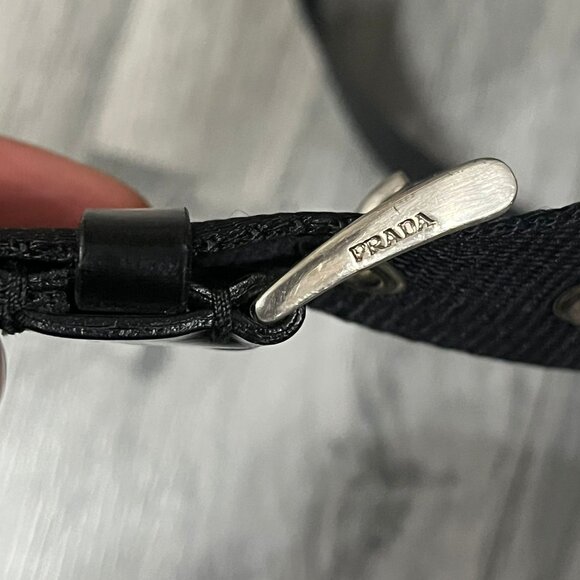 PRADA TESSUTO ZIP CROSSBODY BAG MADE IN ITALY VINTAGE NYLON - Picture 4 of 13